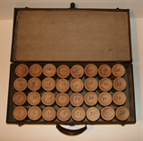 Francis O'Neill Cylinders in their suitcase
